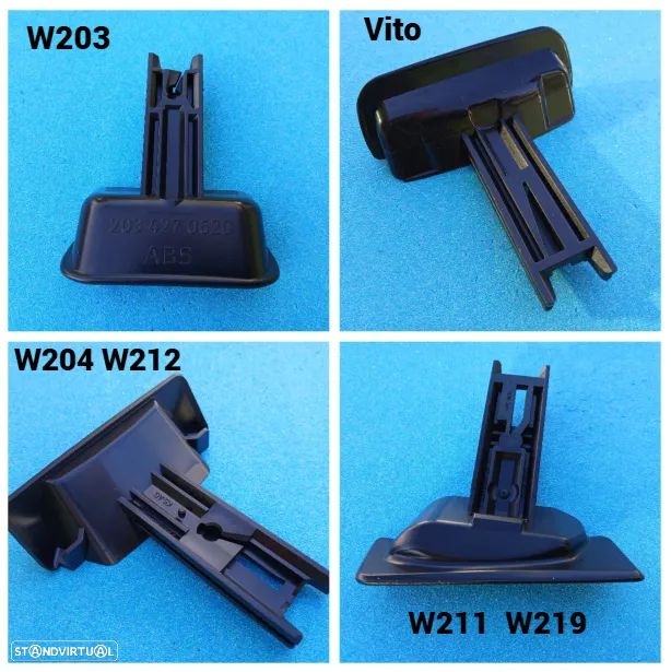 Puxador travão mão Mercedes Vito W639, W202, W203, W204, W207, W211, W212