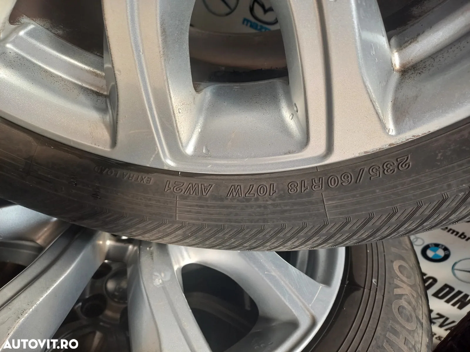 Set Jante Aluminiu R18 Land Rover Range Rover Evoque Discovery Sport Freelander Velar Etc. 235/60R18 - Dezmembrari Arad - 12