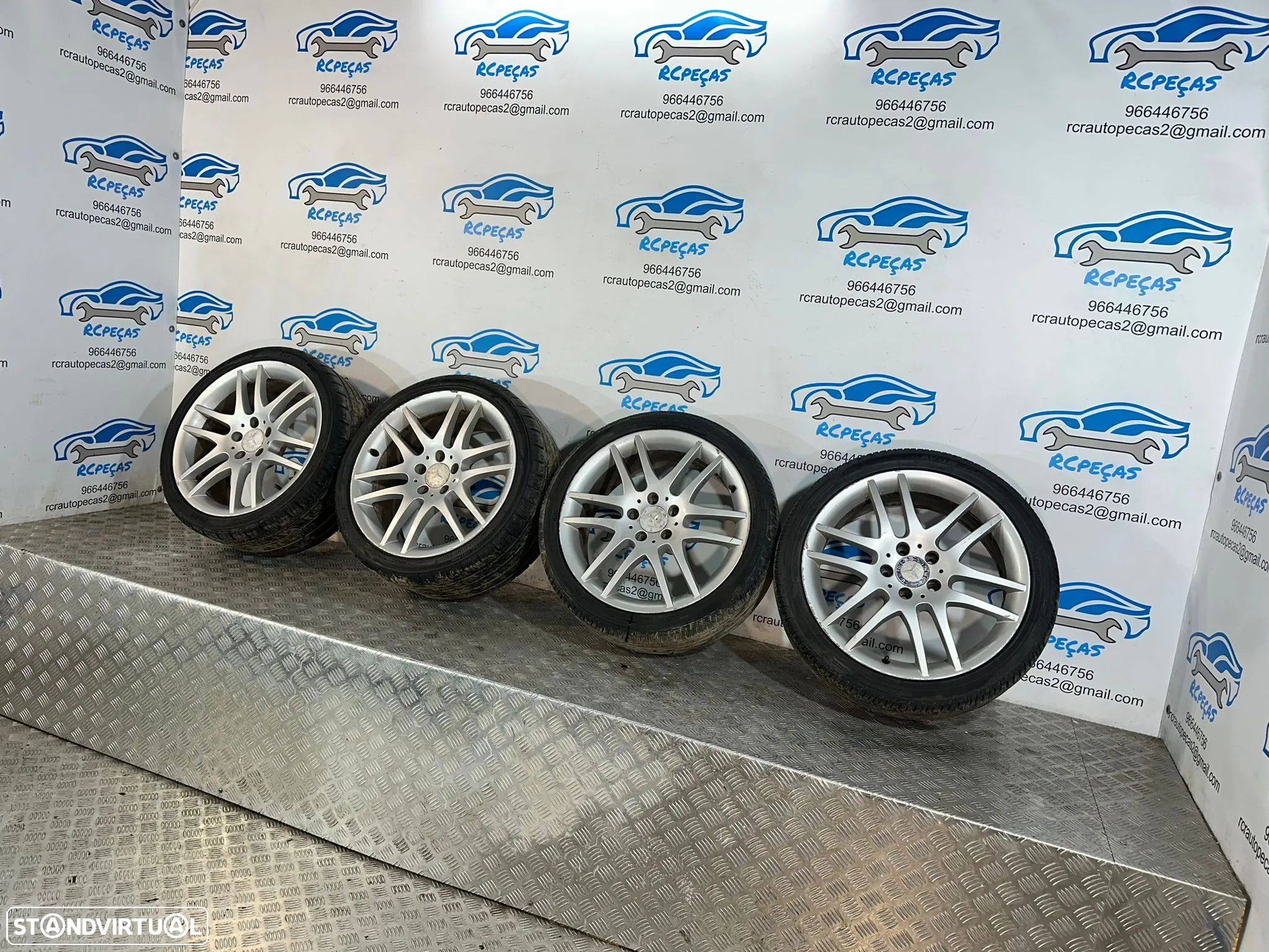 .Conjunto Jantes 18 Originais AMG Mercedes Benz 5x112 7,5J 8,5J ET36 ET30 - 1