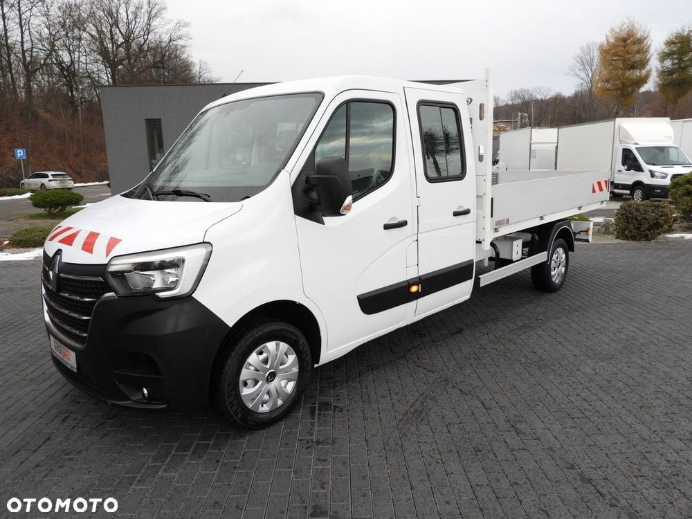 Renault MASTER SKRZYNIA PODWÓJNA KABINA DOKA 6 MIEJSC TEMPOMAT NAWIGACJA LEDY KLIMATYZACJA  150KM - 18