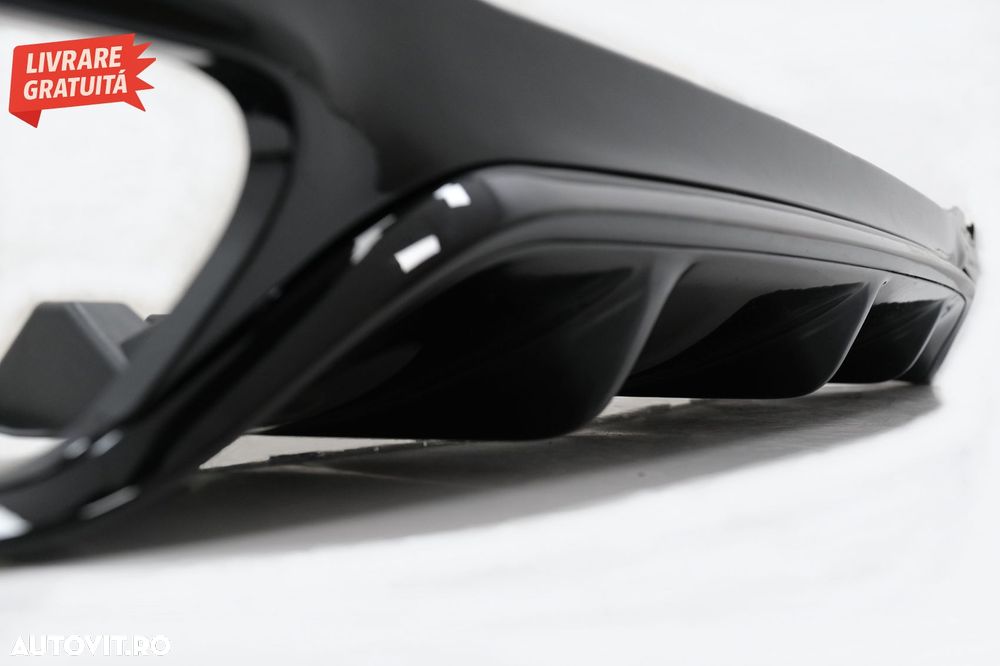 Difuzor Bara Spate cu Ornamente Evacuare Mercedes E-Class W213 (2016-2019) E63 Des- livrare gratuita - 4