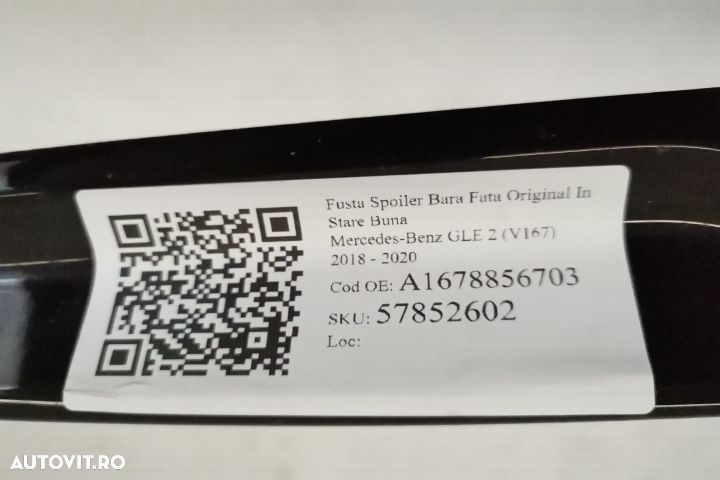 Fusta Spoiler Bara Fata Original In Stare Buna Mercedes-Benz  GLE  2 - 7
