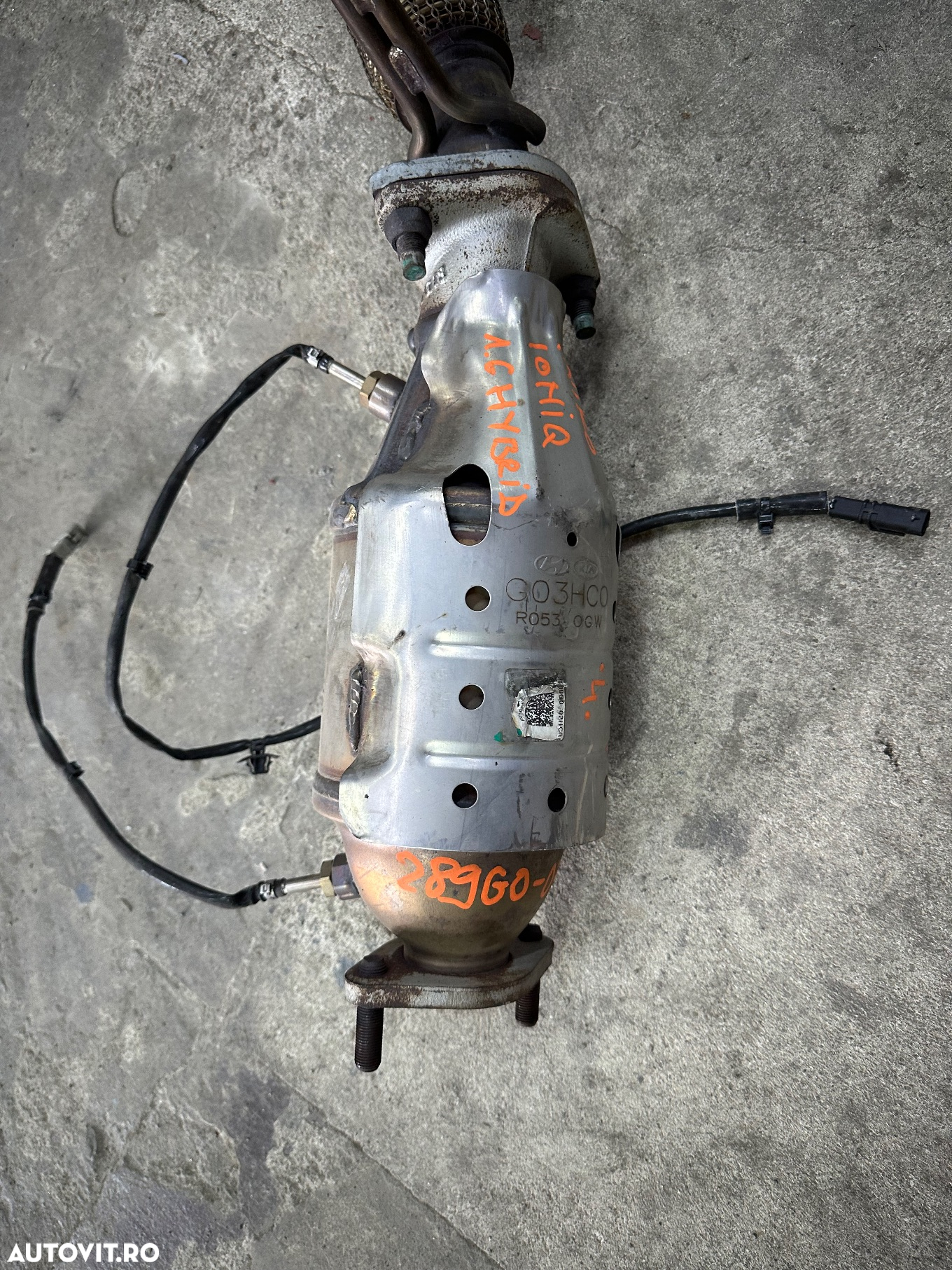 Catalizator, filtru particule KIA NIRO , IONIQ 1,6 hybrid an 2019, 20.000 km cod GO3HCO sau 289G0-03HC0 - 2