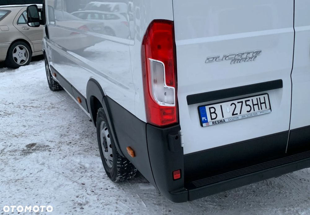 Fiat DUCATO L4H3 MAXI 17m3 LONG WZMOCNIONY HAK-3t. Silnik Euro6 Homologacja VAT-1 Serwis ASO FIAT GWARANCJA - 32
