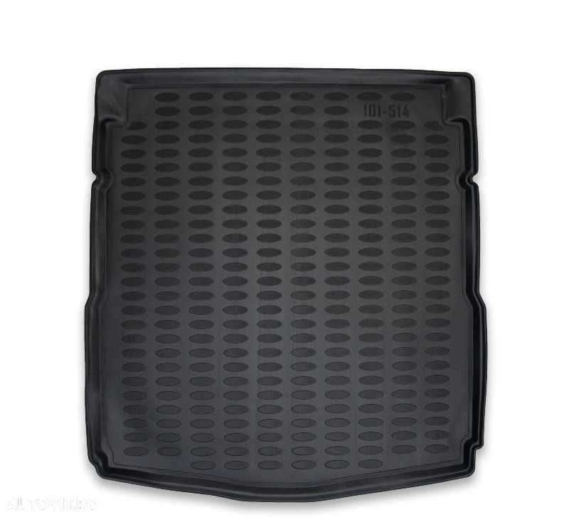 Huse scaune auto universale, piele ecologica neagra cu material textil - 6