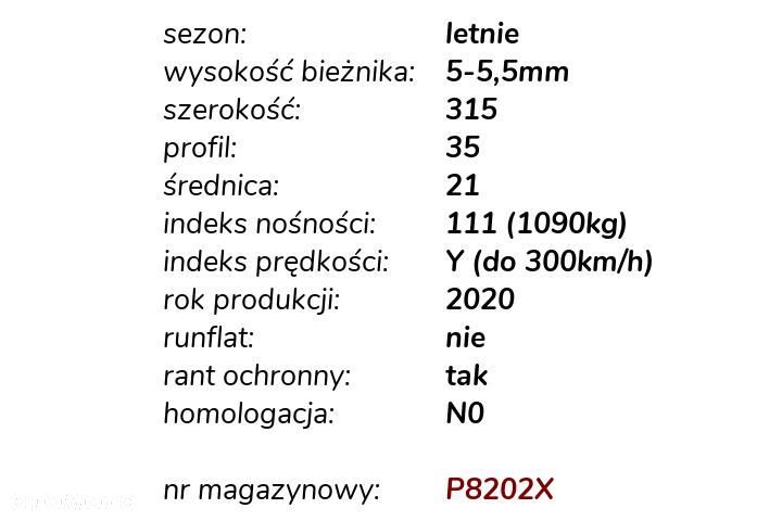 Pirelli P Zero 315/35 R21 2szt. - 6