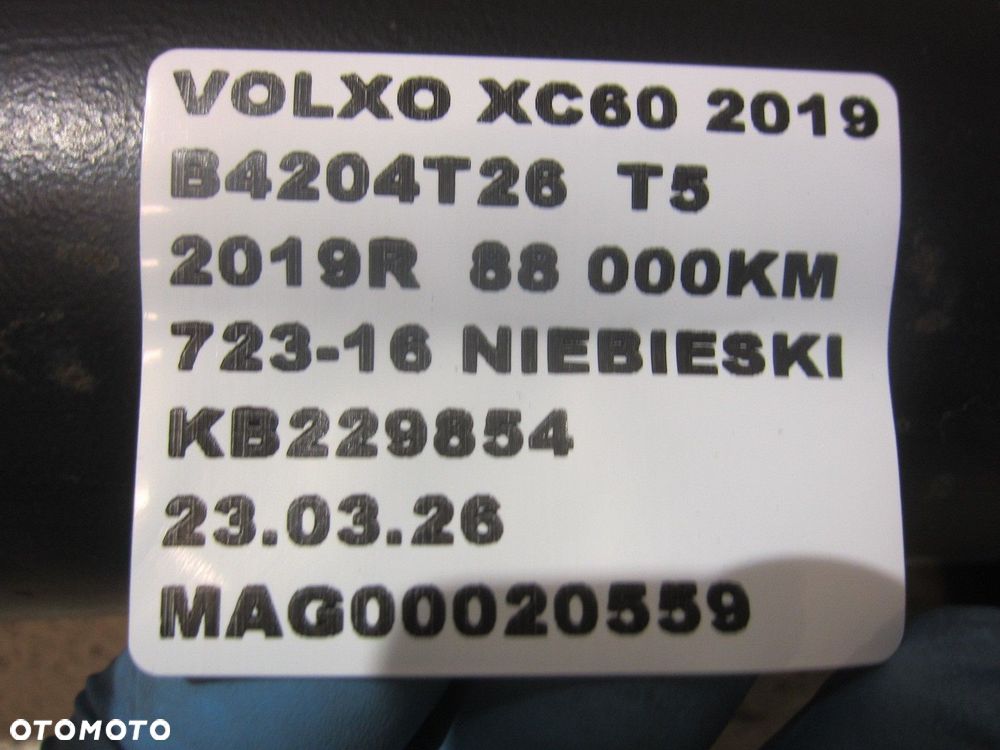 VOLVO XC60 II XC 60 BELKA ZDERZAKA HAKA HOLOWNICZEGO TYLNA TYŁ HAK 31439424 - 10