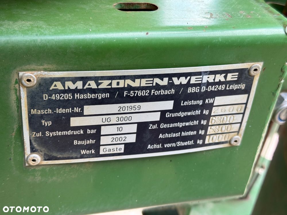Amazone UG 3000 - 10