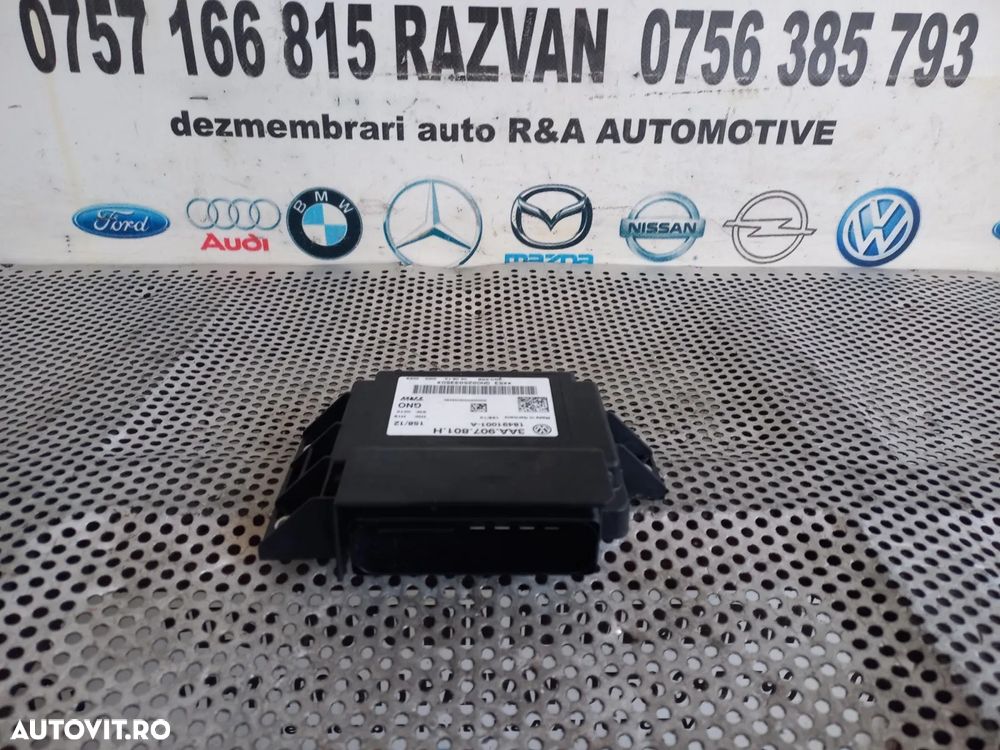 Calculator Modul Frana De Mana Vw Passat B7 An 2011-2012-2013-2014-2015 Motor 1.6 Tdi CAY Cutie MYB - 3