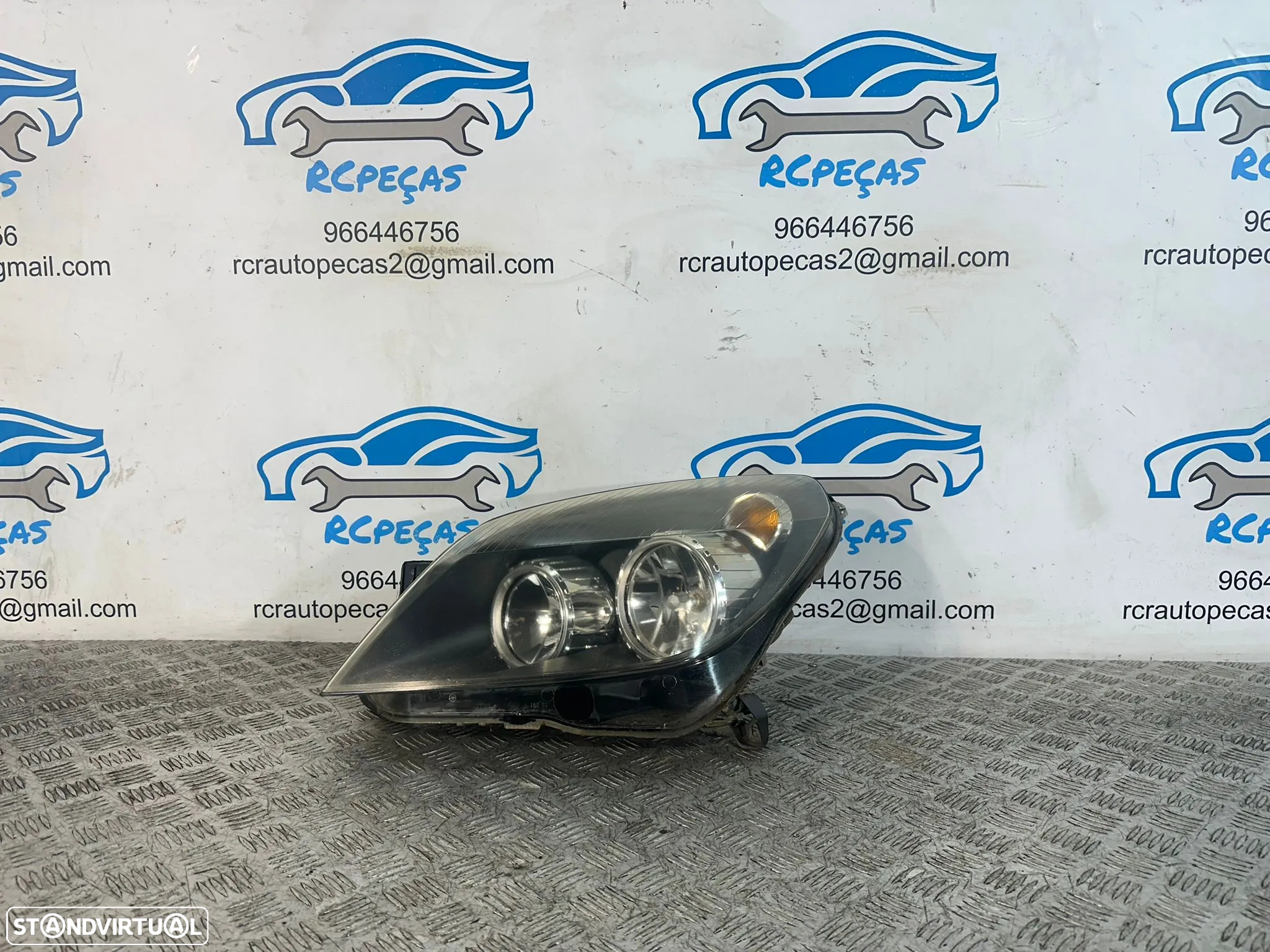 Otica Farol Frente Frontal Esquerdo Original Opel Astra H 1LG270370-03 2004 - 2010 - 2