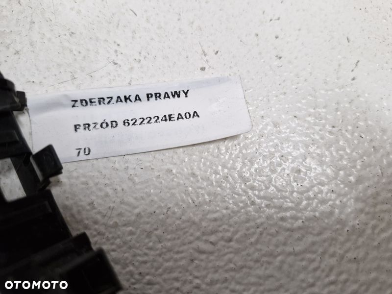 QASHQAI 2 II J11 ŚLIZG UCHWYT ZDERZAKA PRAWY PRZÓD MOCOWANIE PRAWE 622224EA0A - 10