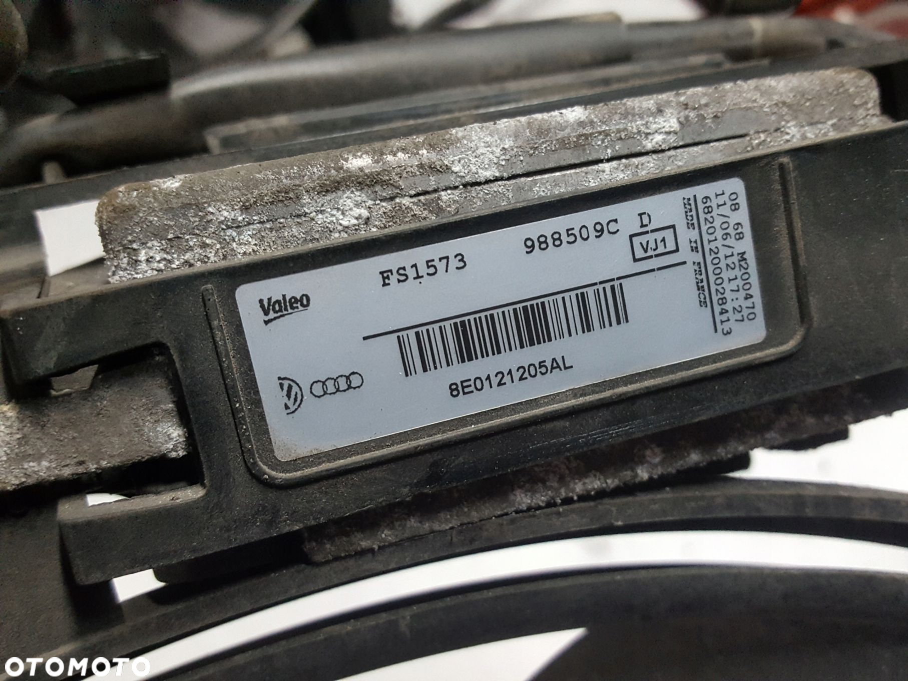 SEAT EXEO 09-13r AUDI A4 B7 2.0 TDI WENTYLATOR CHŁODNICY 8E0121205AL - 3
