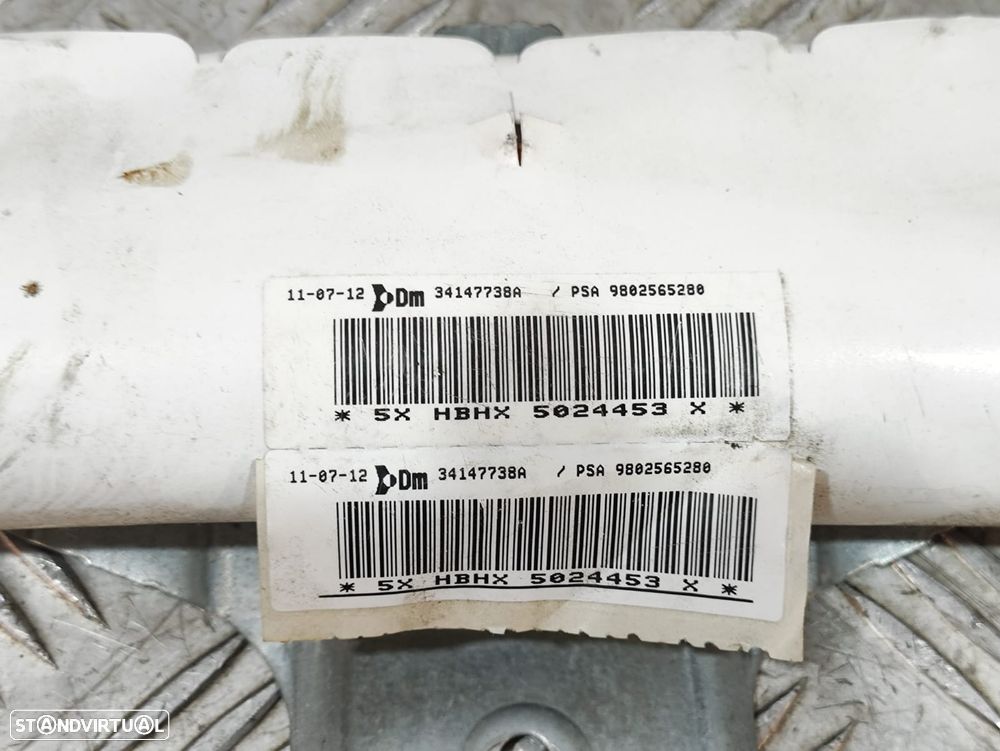 Conjunto Cortinas Laterais Airbag Esquerda Direita Citroen DS5 34147739A 34147738A - 7