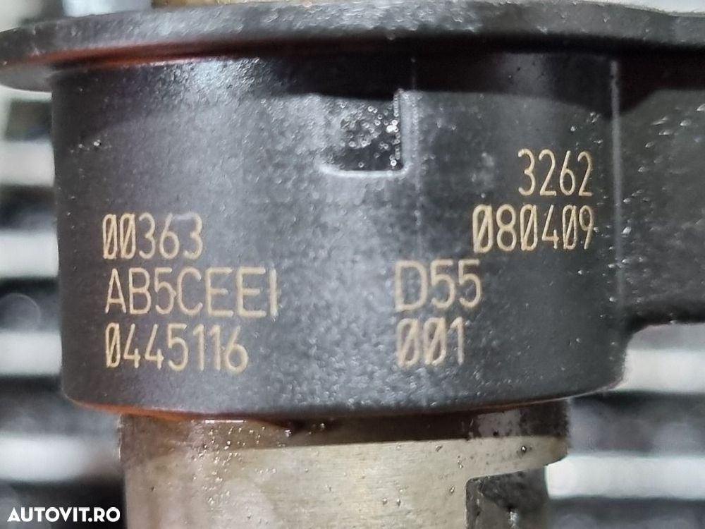 Injector BMW X3 E83 Facelift 2.0 D 2006 - 2010 177CP N47 Euro5 (1296) Diesel 0445116001 - 4