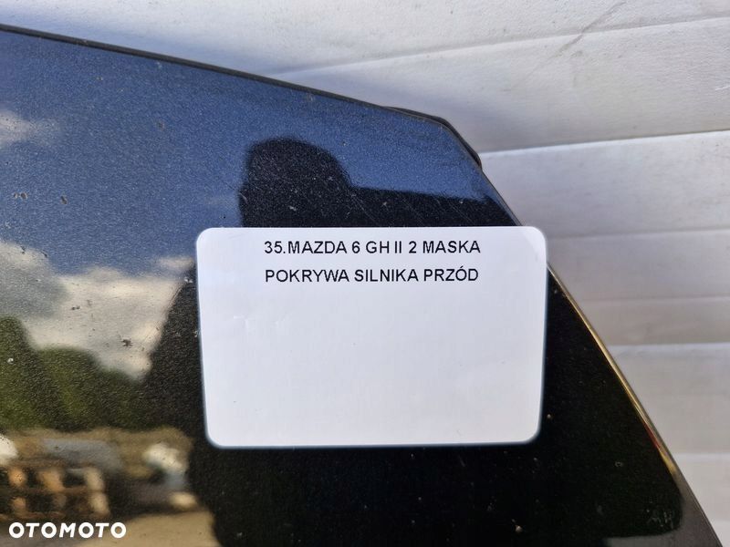 MAZDA 6 GH II 2 MASKA POKRYWA SILNIKA PRZÓD - 2