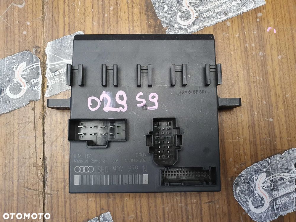 Moduł 8E0907279N Świateł Sterownik Komputer Swiatla Audi A4 B7 Seat Exeo - 1