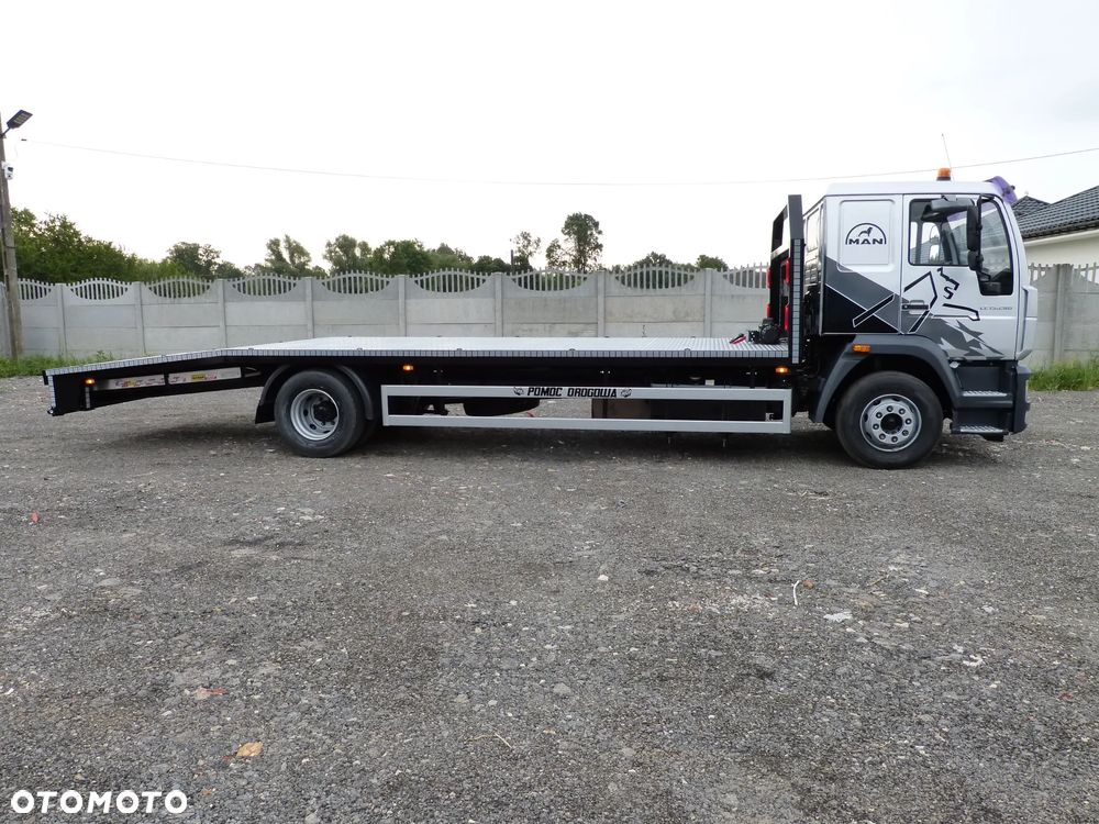 MAN LE 15.280 POMOC DROGOWA / AUTOLAWETA / SPECJALNY / DMC 15.000 KG / ŁADOWNOŚĆ 9.000 KG / PODUSZKI / DŁ.7.70 M - 6