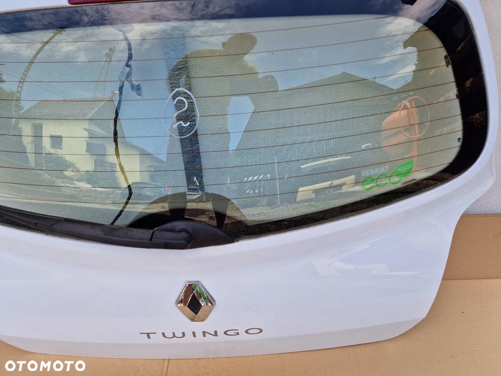 RENAULT TWINGO II 07-12 KLAPA TYLNA TYLNIA TYŁ KOMPLETNA BIAŁA , NR AUKCJI KL2 - 4