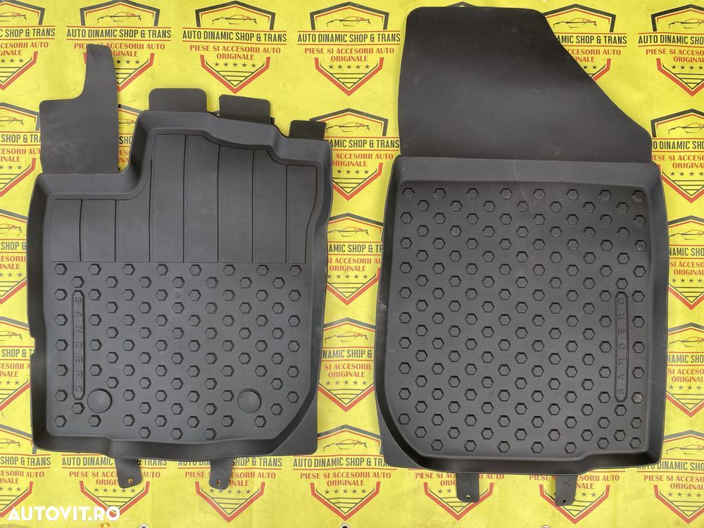 Set 4 presuri auto covorase cauciuc Oem Dacia Sandero 2 Stepway2 2012 - 1