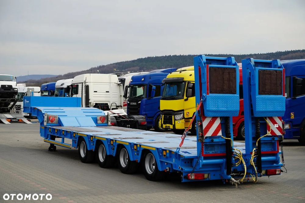 Inny KOMODO / KMD4 / NACZEPA LAWETA / NISKOPODWOZIE / OSIE SKRĘTNE / OŚ PODNOSZONA / NAJAZDY HYDRAULICZNE / - 5
