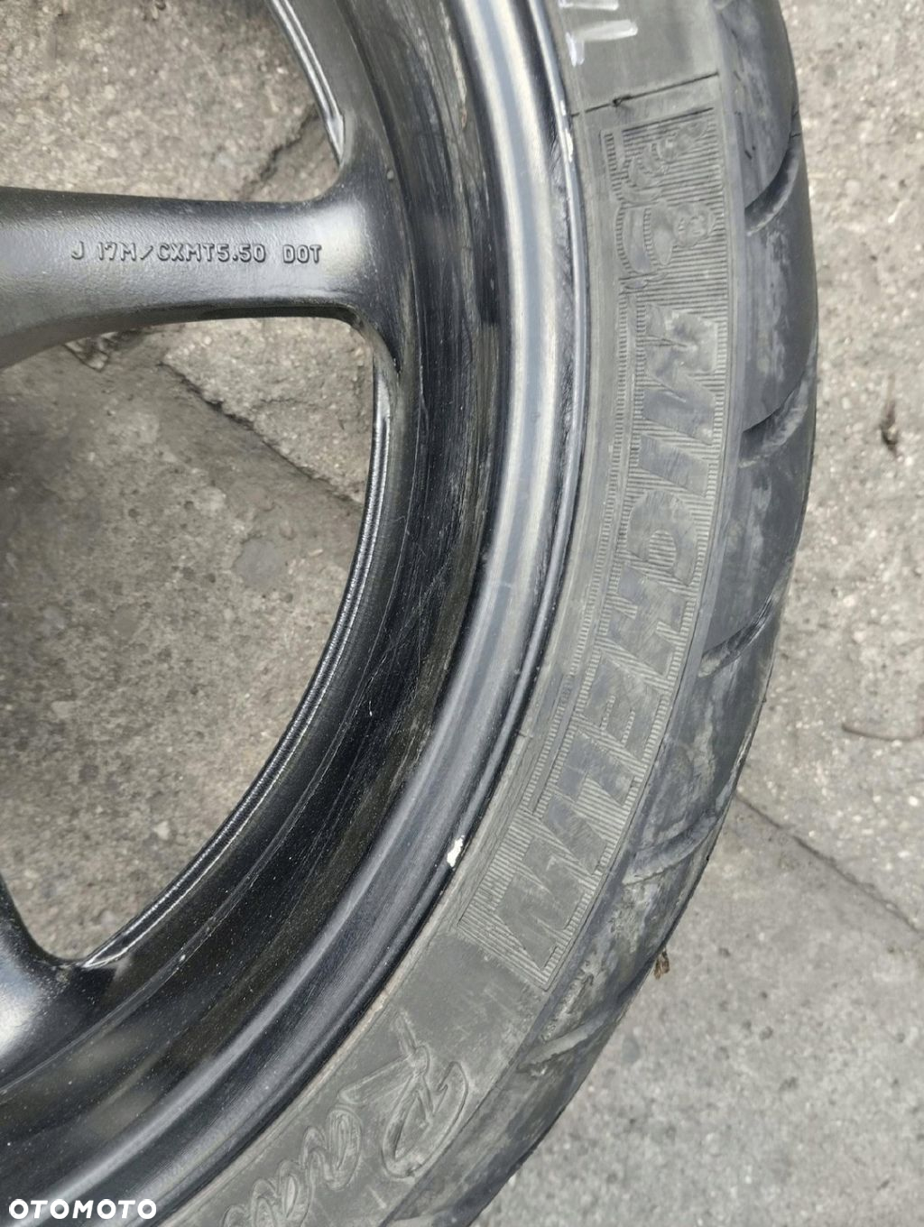 YAMAHA FZ6 FAZER 600 04-09 KOŁO OPONA FELGA TYŁ 180/55/17 - 5