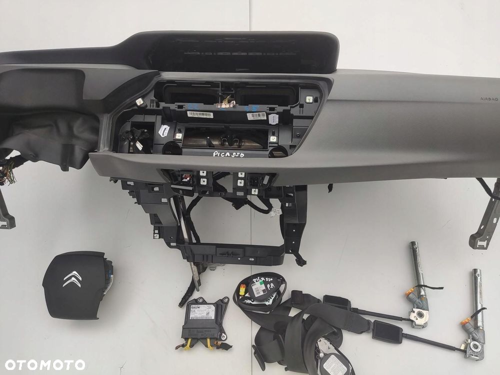 DESKA KONSOLA PODUSZKI AIR-BAG PASY CITROEN C4 PICASSO II 2013-2016 - 4