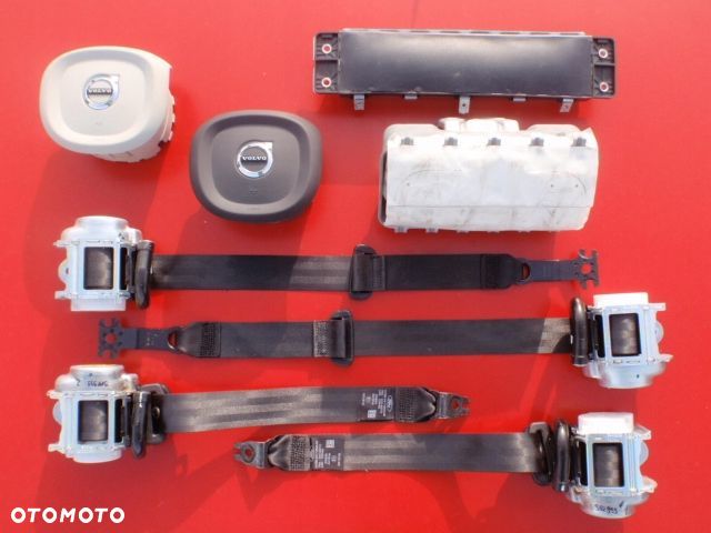 VOLVO XC90 DESKA KONSOLA AIRBAG PODUSZKI PASY SKÓR - 6