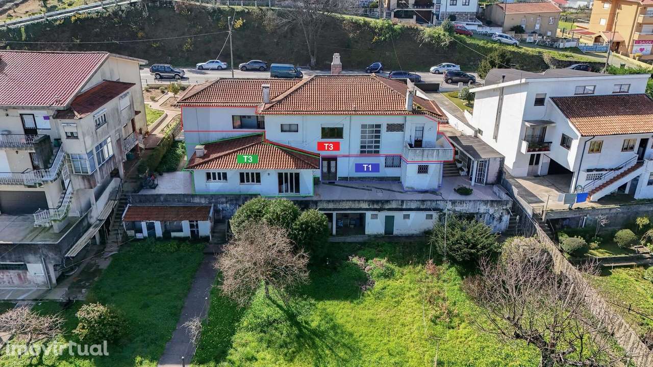 Moradia T(3 + 4) para renovar com terreno de 1959 m2 em Pedroso/Carval - Grande imagem: 4/60