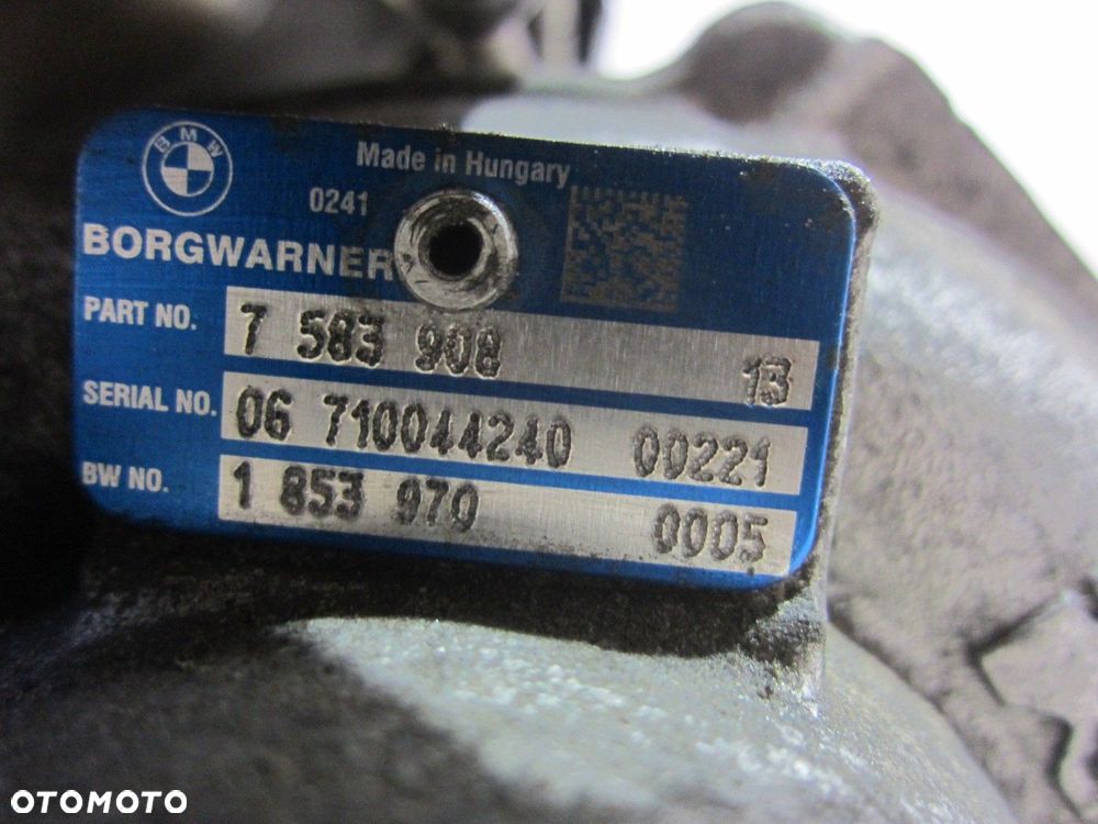 BMW F10 F01 N55 306KM F06 TURBOSPRĘŻARKA TURBO TURBINA 11652470369 2470369 - 12