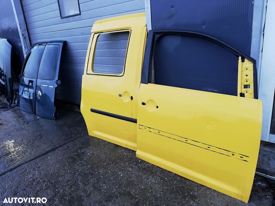 Uși ușa vw cady 2003-2010 haion Dreapta spate culisantă geamuri geam - 6