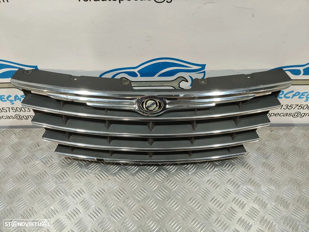 GRELHA CENTRAL FRENTE CHRYSLER VOYAGER 4 IV MK4 RG RS 04857802ABF SIMBOLO LOGOTIPO - 5