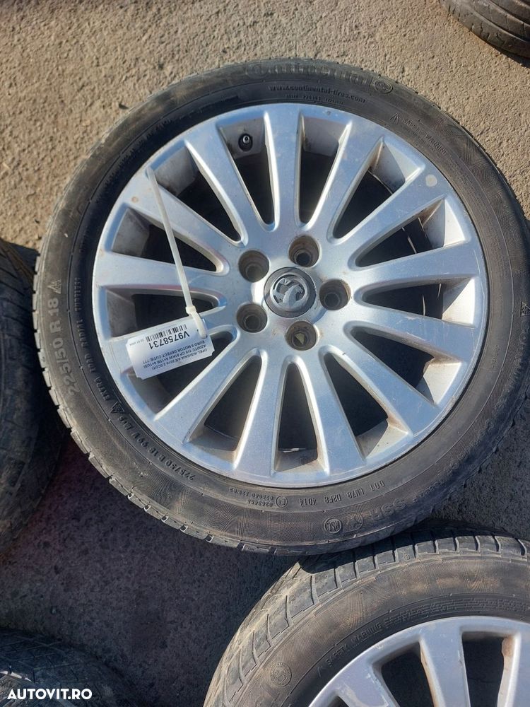 Janta aliaj set R18 5x120 anvelope iarna anvelope stare buna Opel INS - 5