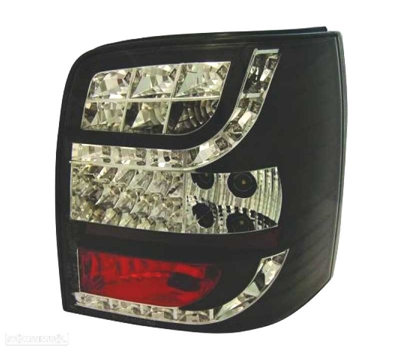 FAROLINS TRASEIROS LED VOLKSWAGEN VW PASSAT 3GB B5 VARIANT 00-05 PRETO - 2