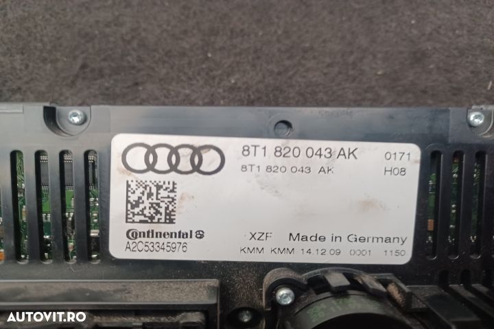 Comanda clima 8T1820043AK 8T1820043AK Audi A5 8T [2007 - 2011] Sportb - 4