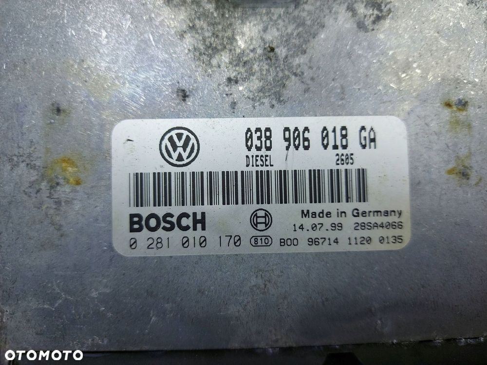 Sterownik Komputer Silnika 038906018Ga Vw Passat B5 1.9 Tdi - 5
