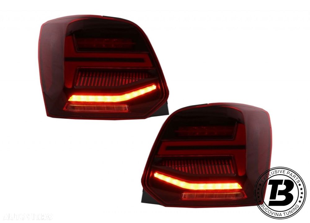 Stopuri Full LED compatibile cu VW Polo 6R 6C Vento Design - 9