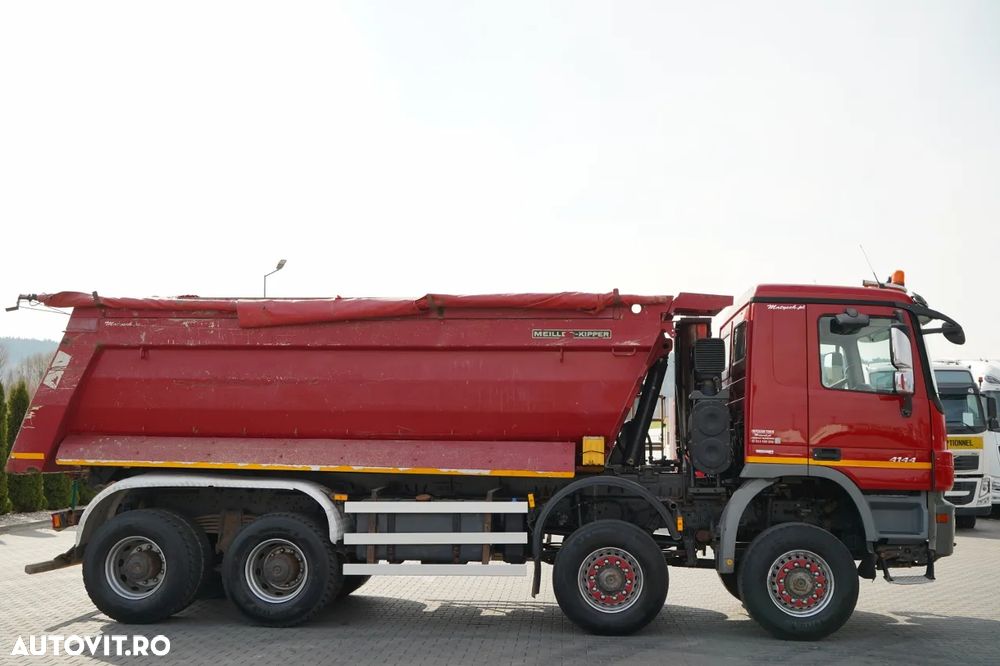 Mercedes-Benz ACTROS 4144 / 8x8 / BASCULATOR SPATE / MEILLER KIPPER / EURO 5 - 12