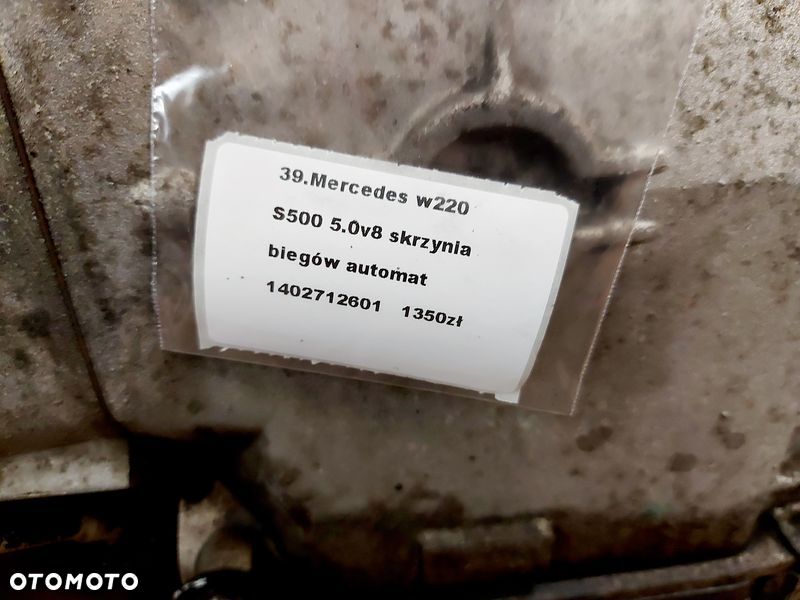 MERCEDES W220 S500 5.0 V8 SKRZYNIA BIEGÓW AUTOMAT 1402712601 - 8