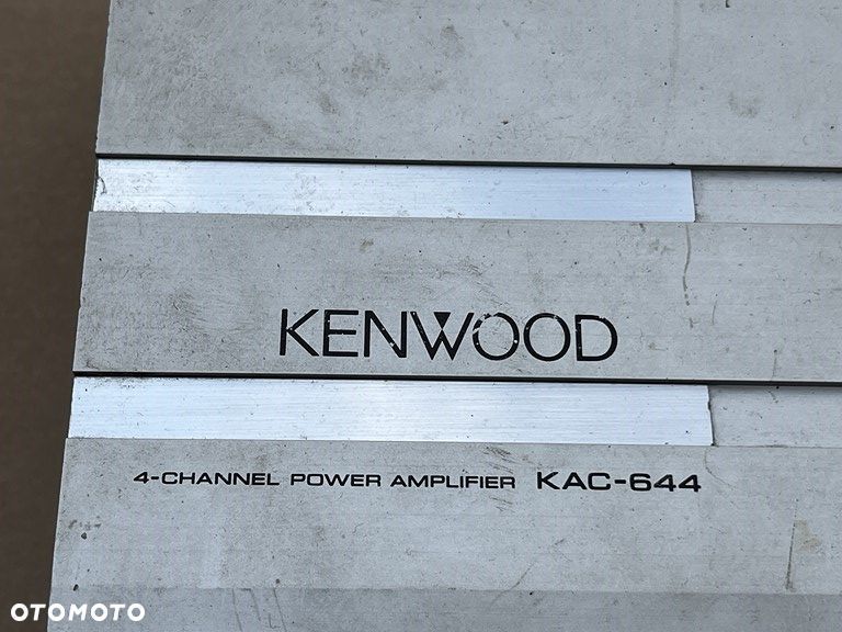 WZMACNIACZ SAMOCHODOWY KENWOOD KAC 644 MAGNAT THE ROCK 400 KABLE KOMPLET OKABLOWANIE - 6