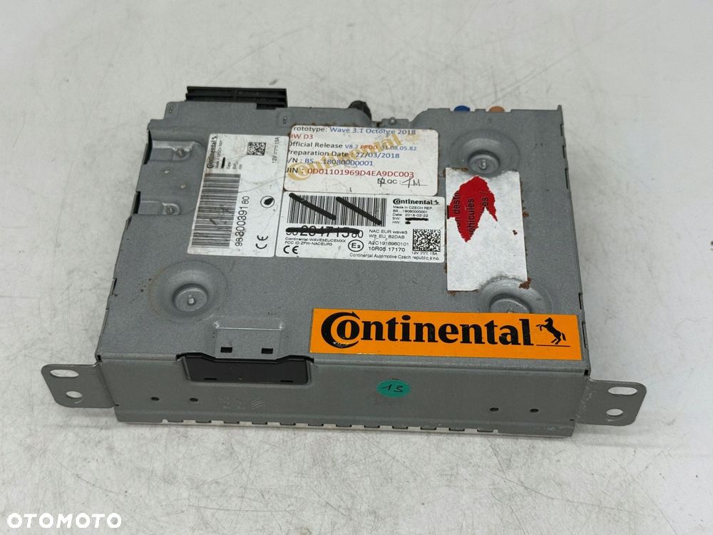 stacja multimedialna radio opel combo e 9830039180 - 2