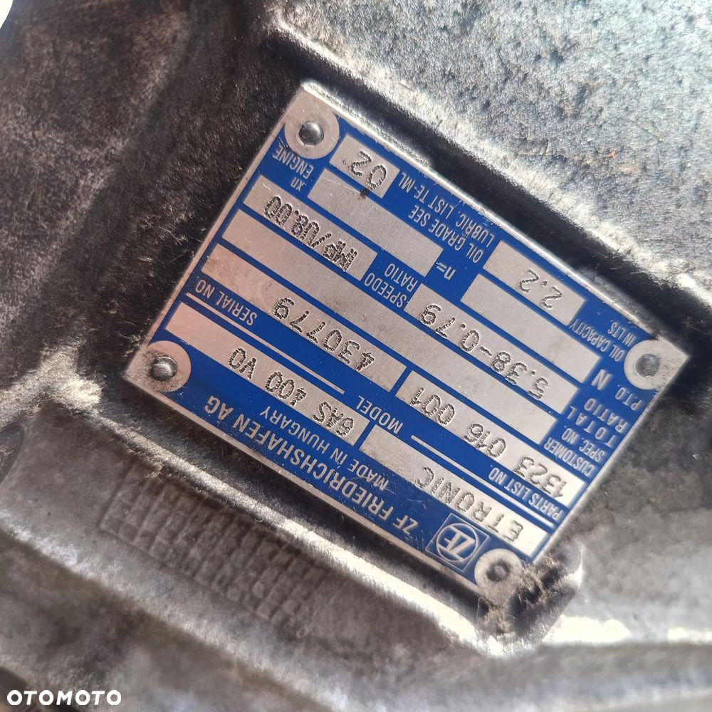 AUTOMATYCZNA SKRZYNIA BIEGWOW IVECO 3.0 EURO 4 06-11R 1323016001 - 3