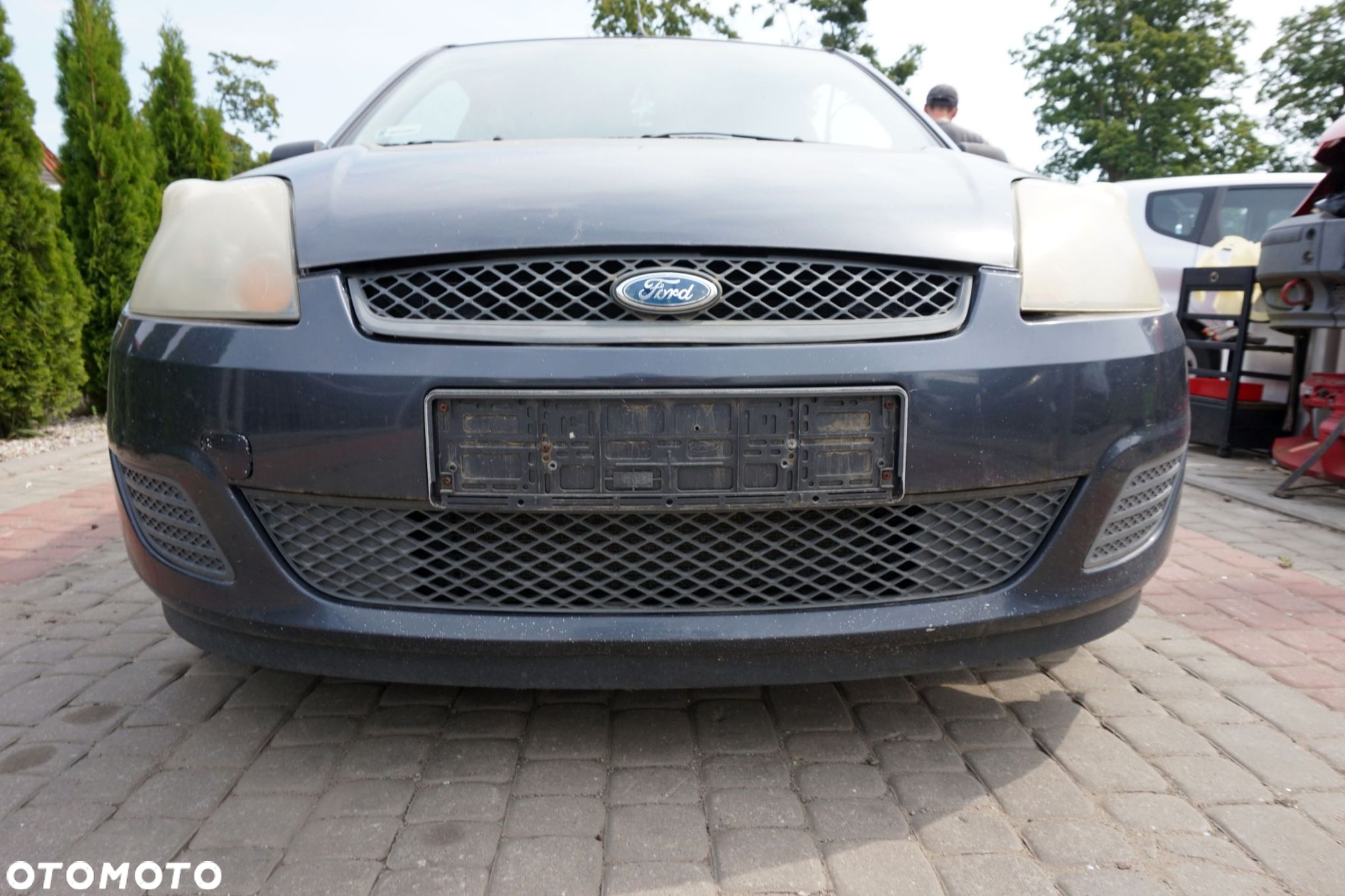 MASKA ZDERZAK BŁOTNIKI LAMPY FIESTA V MK5 LIFT S5  FORD 2005-2008 SZARY SEA GREY PRZÓD KOMPLETNY - 6