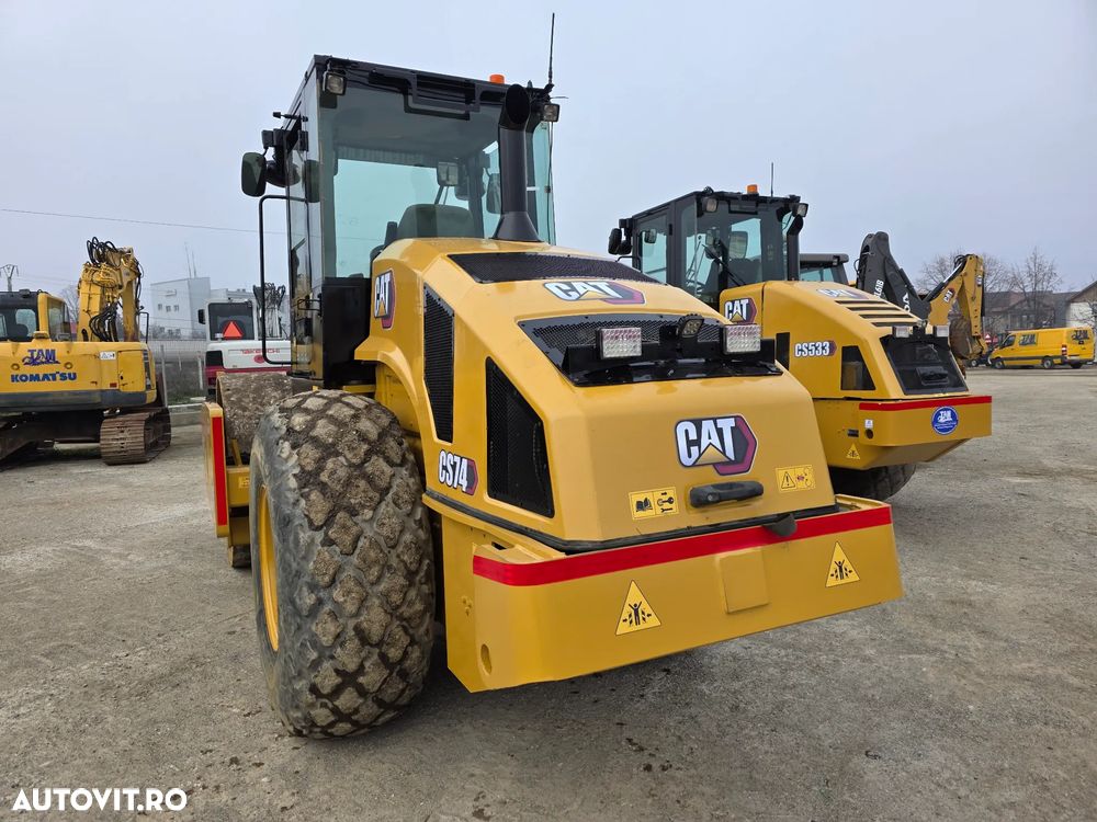 Caterpillar Cat CS74 cilindru compactor terasament hamm bomag ammann vibromax - 3
