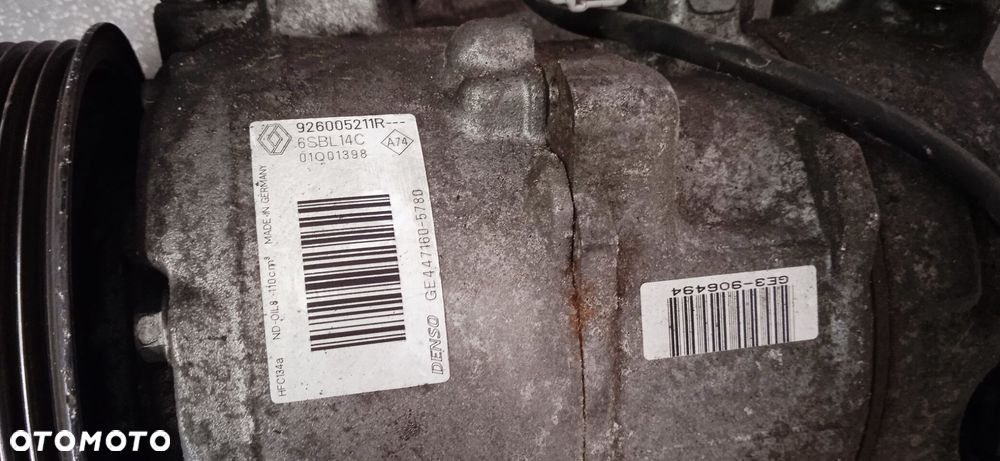 Sprężarka klimatyzacji Renault Megane III 1.6 DCI 926005211R 6SBL14C 447160-5780 - 4