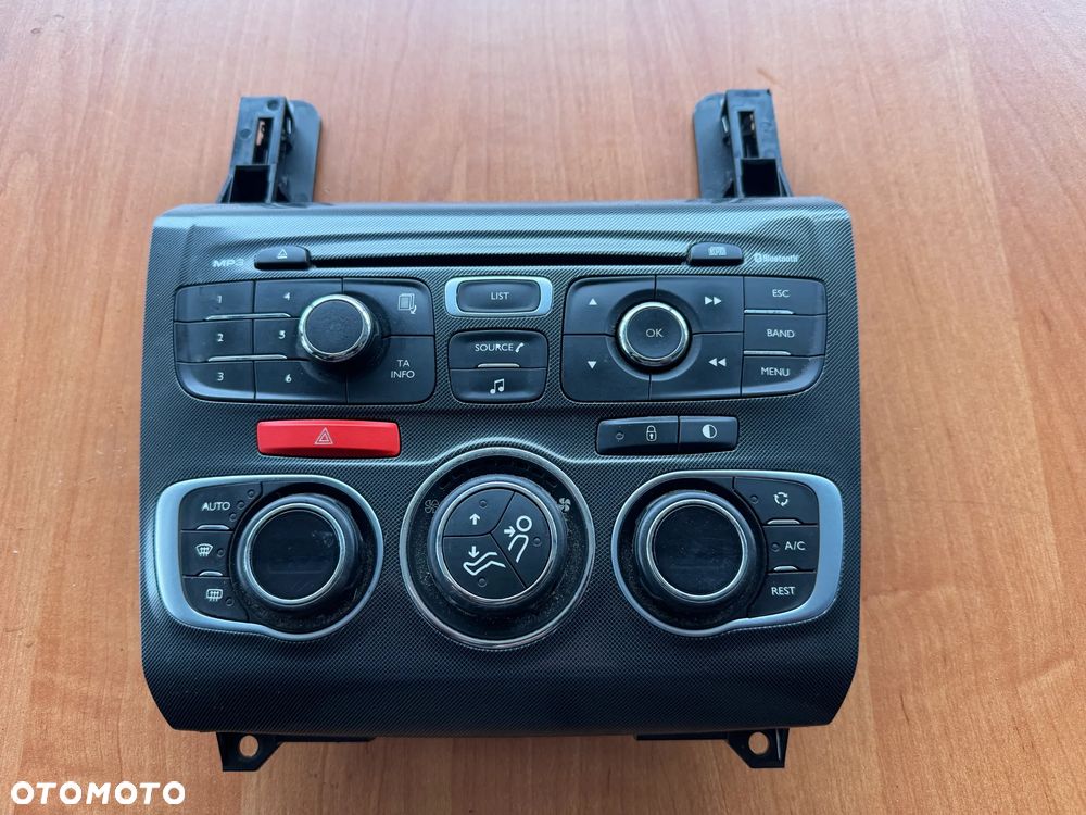 Panel sterowania klimatronik Citroen C4 II 9666027477 - 1