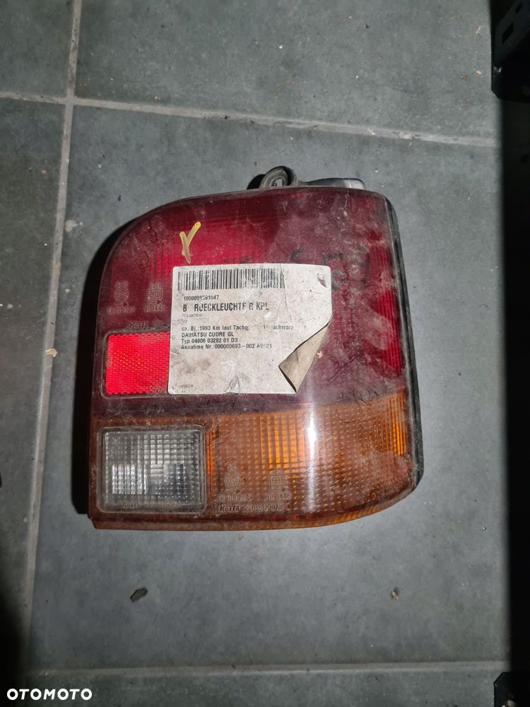 lampa prawa tylna daihatsu cuore - 1