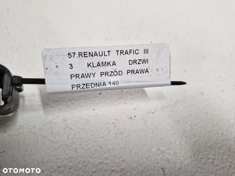 RENAULT TRAFIC 3 III KLAMKA ZEWNĘTRZNA DRZWI PRAWY PRZÓD PRAWA PRZEDNIA - 4