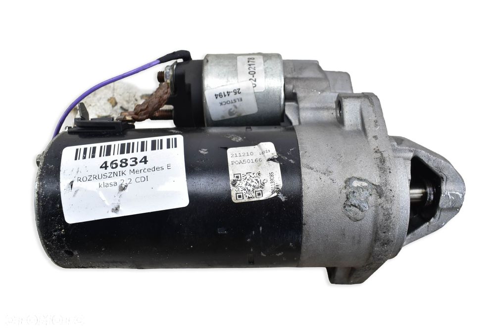 Rozrusznik MERCEDES E W212 C W204 2.2 CDI - 2