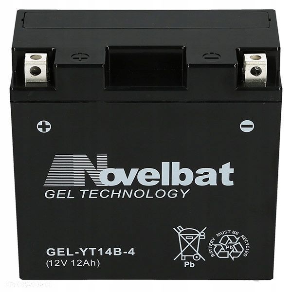 Akumulator Novelbat GEL-YTX14B-4 12Ah 130A L - 2