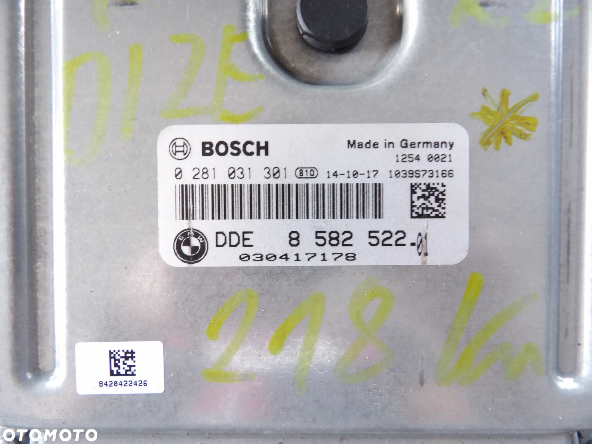 BMW F10 F11 KOMPUTER ECU - 8582522 - 1